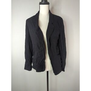 Aritzia Talula Women's Open‎ Front Black Cardigan Sz.6